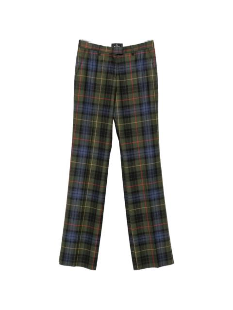 Etro tartan check-pattern trousers