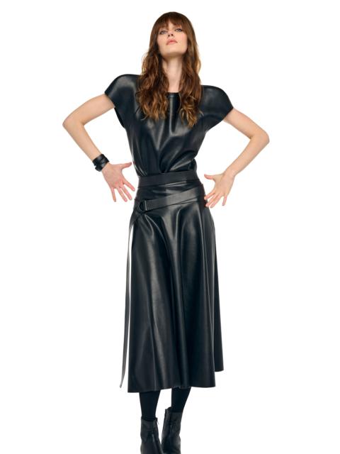 NORMA KAMALI FLARED SKIRT TO MIDCALF