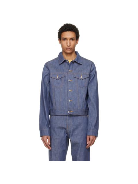 A.P.C. Blue Lenny Denim Jacket