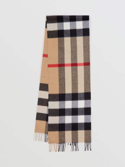 Burberry Check Cashmere Scarf