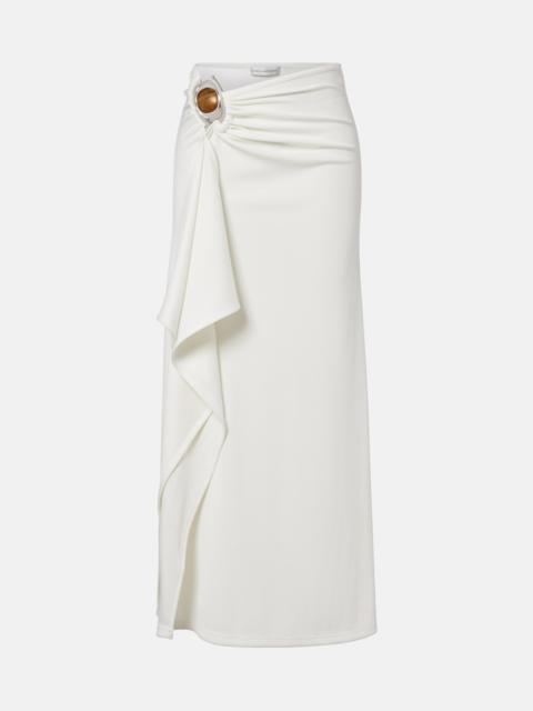 CHRISTOPHER ESBER Occhio embellished jersey maxi skirt