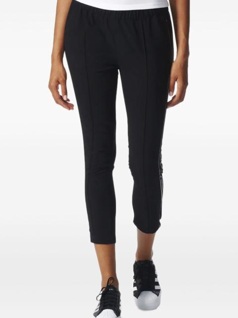 adidas three-stripe panel trousers