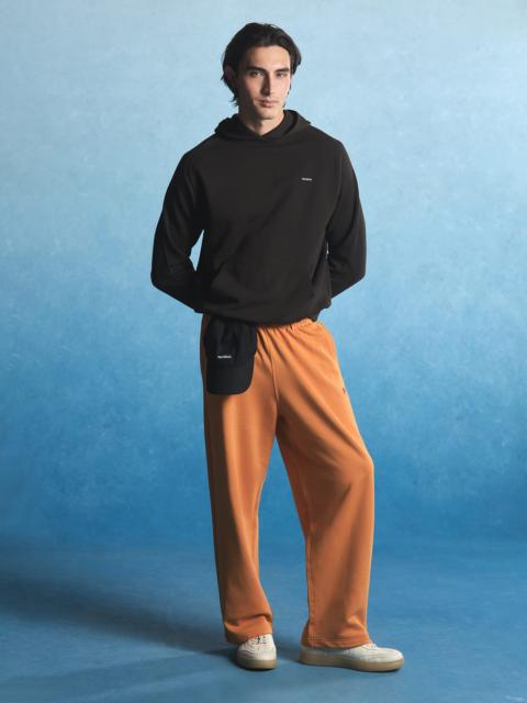 PANGAIA Mens Midweight Straight Leg Logo Track Pants - Burnt Horizon
