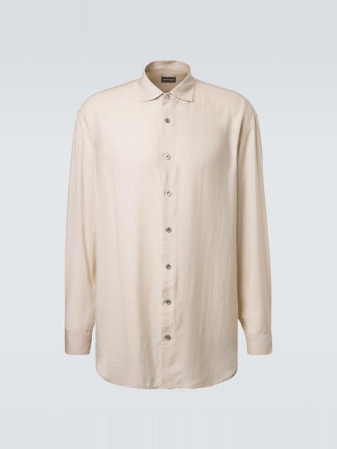 GIORGIO ARMANI Archivio satin shirt