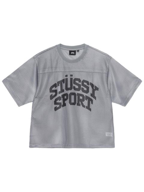 トップス STUSSY 24SS Mesh Jersey Crew Stussy Mesh Jersey Crew Black Men's - SS24 - US
