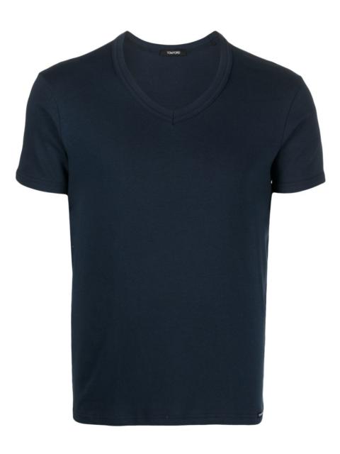 TOM FORD V-neck short-sleeve T-shirt