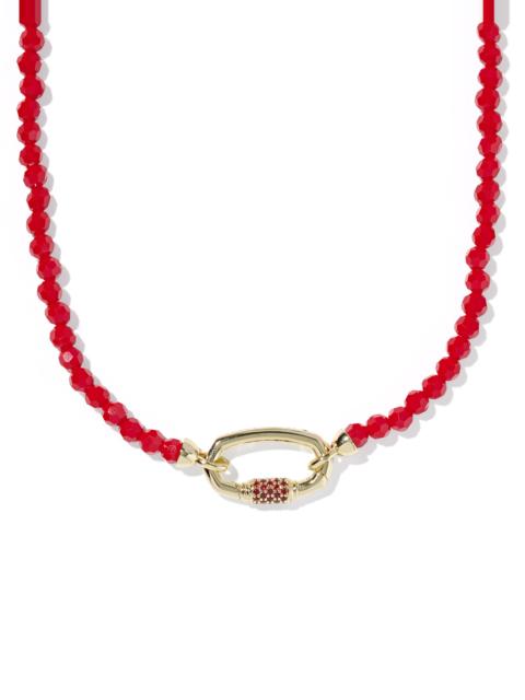 KENDRA SCOTT Emery Gold Beaded Strand Necklace