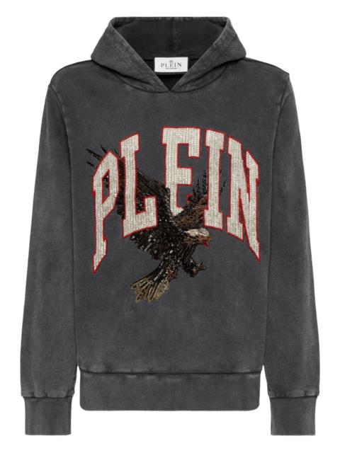 PHILIPP PLEIN eagle-embellished hoodie