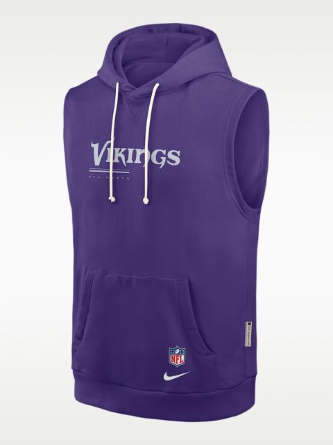 Nike Minnesota Vikings Sideline Men's Nike Dri-FIT NFL Sleeveless Pullover Hoodie