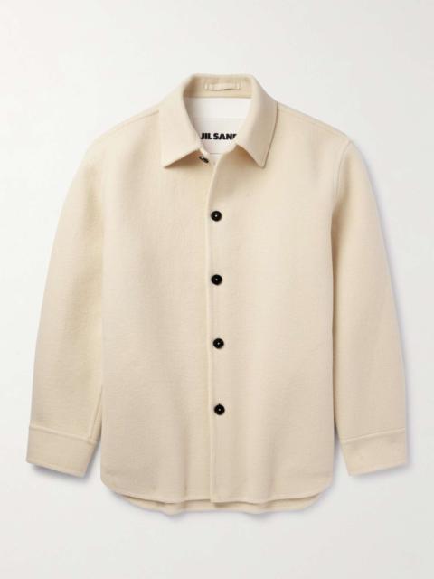 Jil Sander Oversized Wool-Flannel Overshirt