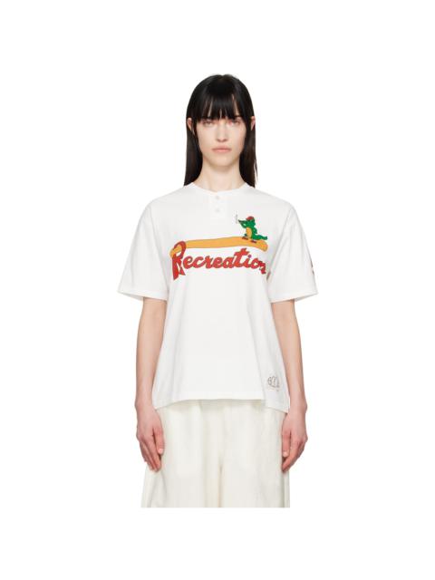 BODE White Reptile Rec Henley