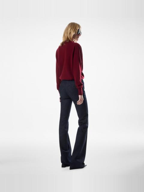 TOM FORD LONG SLEEVE CASHMERE POLO