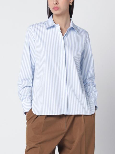 Max Mara White/light blue striped shirt