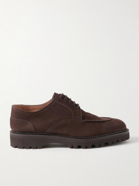 John Lobb Land Rugged Nubuck Derby Shoes