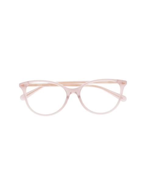 GUCCI transparent-cat-eye-frame glasses
