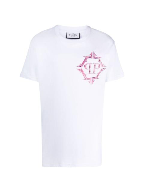 logo-print cotton T-shirt