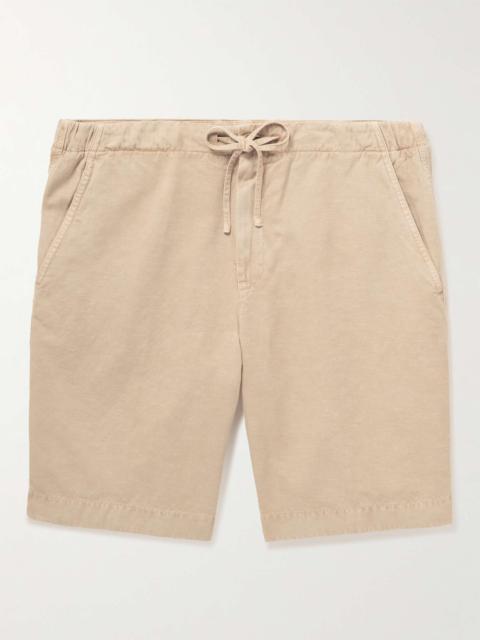 Straight-Leg Cotton-Blend Bermuda Shorts
