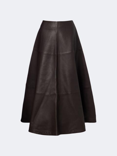 Altuzarra Varda leather midi skirt