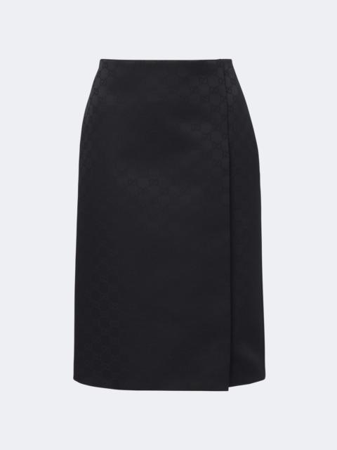 GUCCI GG jacquard pencil skirt