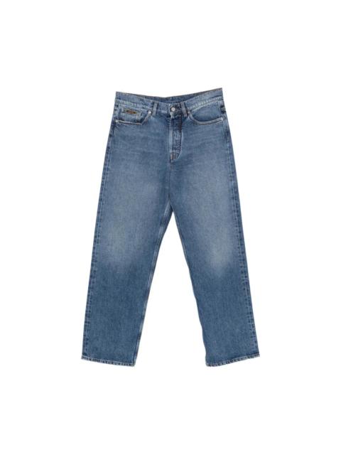 Moncler LOGO-PATCH STRAIGHT-LEG JEANS