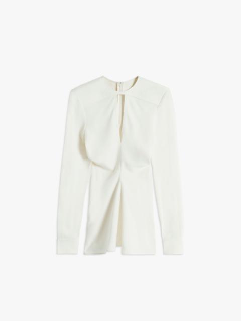 Victoria Beckham Yoke Detail Top in Ivory