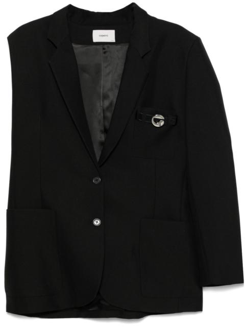 COPERNI one-arm belted pocket blazer