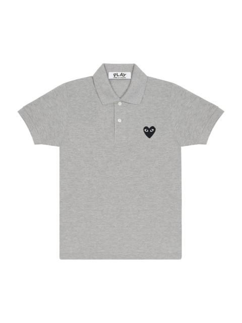 Polo T-Shirt Black Emblem Unisex