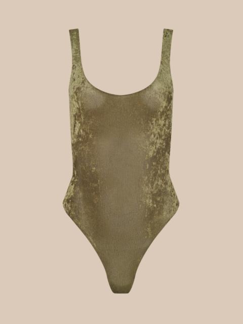 L'AGENCE Kalea Velvet Bodysuit