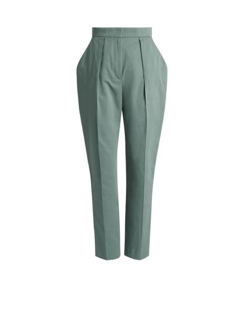 Balmain Cotton high-waisted trousers