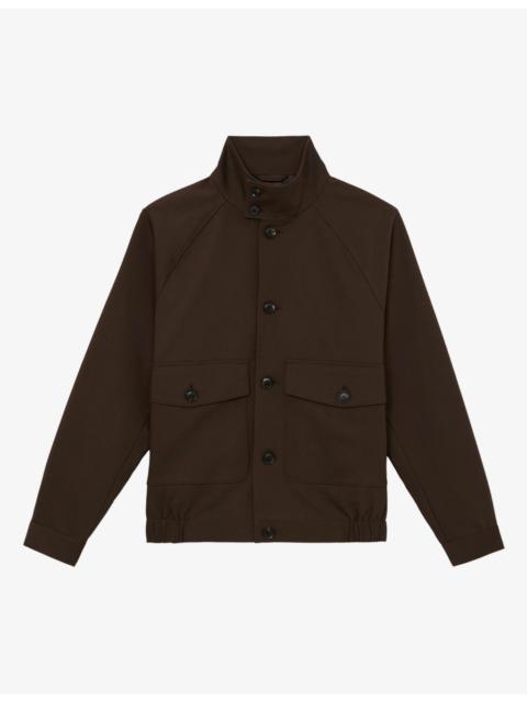 REISS Romano Cotton-Blend Jacket