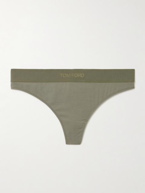 TOM FORD Stretch Modal-jersey Thong