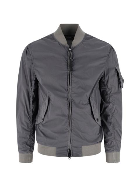 C.P. Company logo-detail bomber jacket