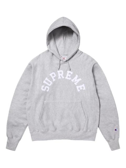 Supreme x Champion® logo-print hoodie