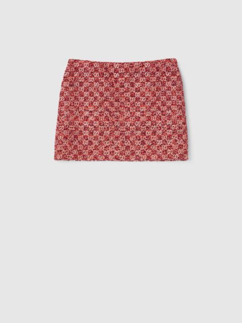 GUCCI GG tweed skirt