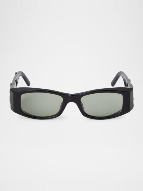 Palm Angels Angel Cat-Eye Embossed Logo Sunglasses