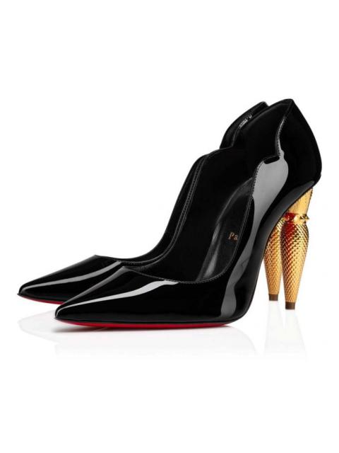 Christian Louboutin Lipchick Pump BLACK/LIN BK/GOLD
