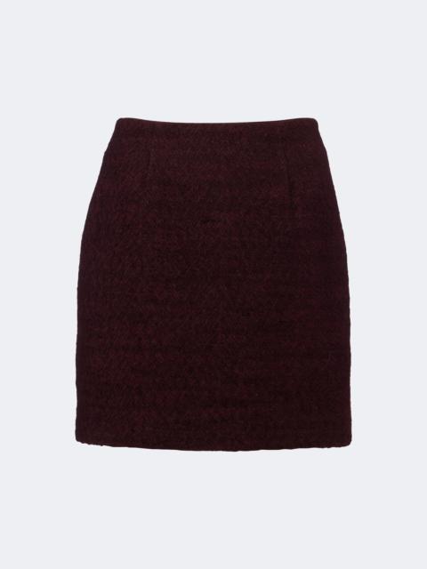 ROTATE Tweed miniskirt