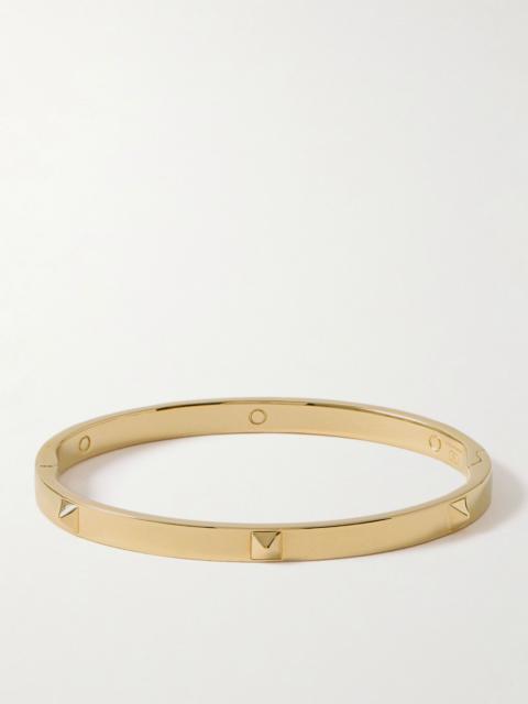 Valentino Rockstud gold-tone bangle Gold