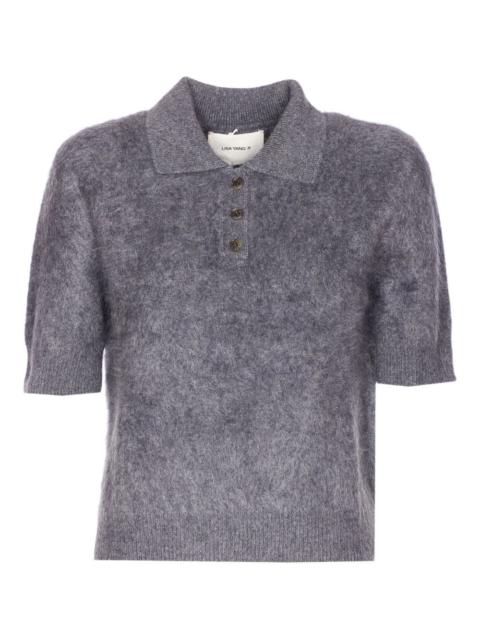 Carolyn buttoned polo-neck cashmere sweater