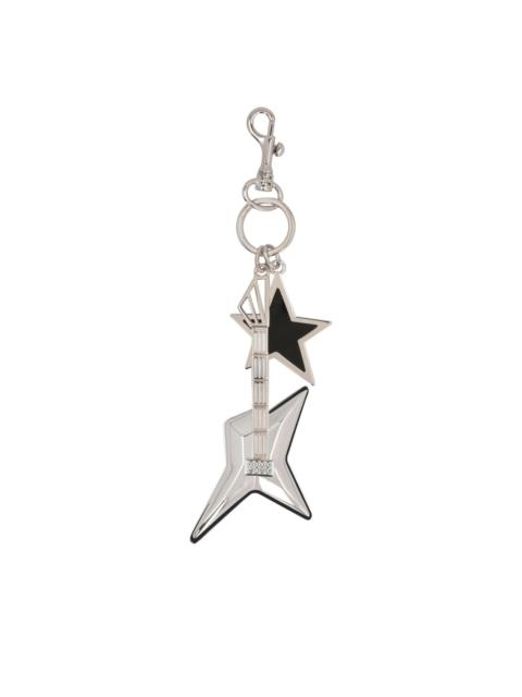 VERSACE charm-detail keyring