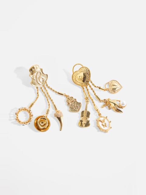 CAMILLA PALAIS AETHERIA CHARM EARRINGS GOLD