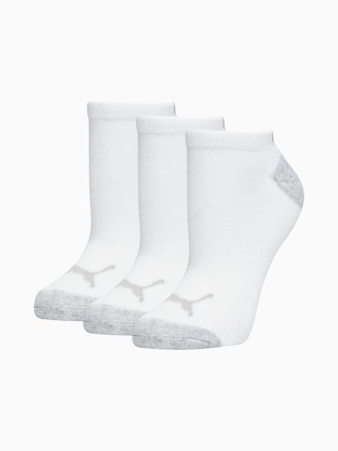 PUMA Women's Half-Terry Low Cut Socks (3 Pairs)