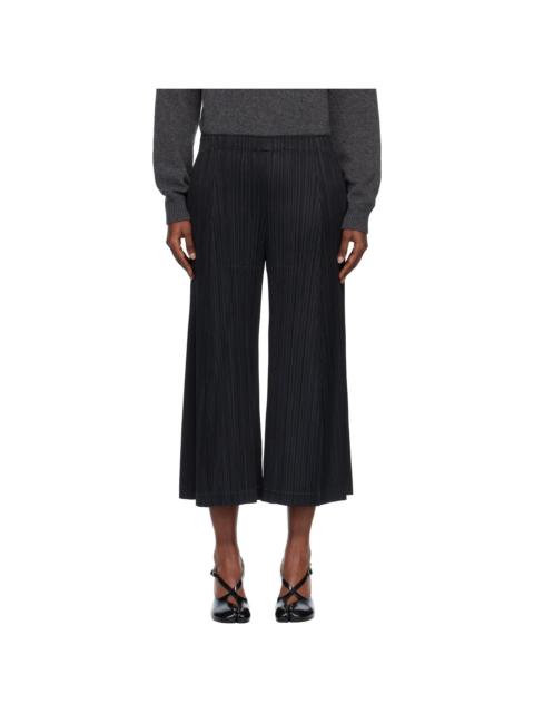 Pleats Please Issey Miyake Black Thicker 1 Trousers