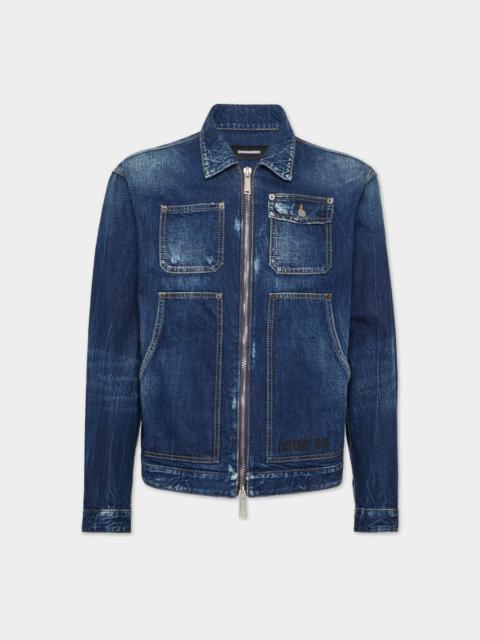 DSQUARED2 DARK SEMPLICE CARPENTER JEAN JACKET