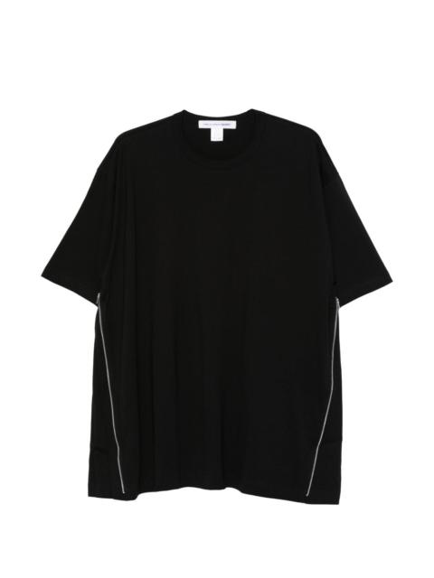 Comme des Garçons SHIRT zip-detail T-shirt