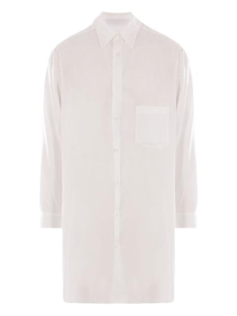 Yohji Yamamoto semi-sheer shirt