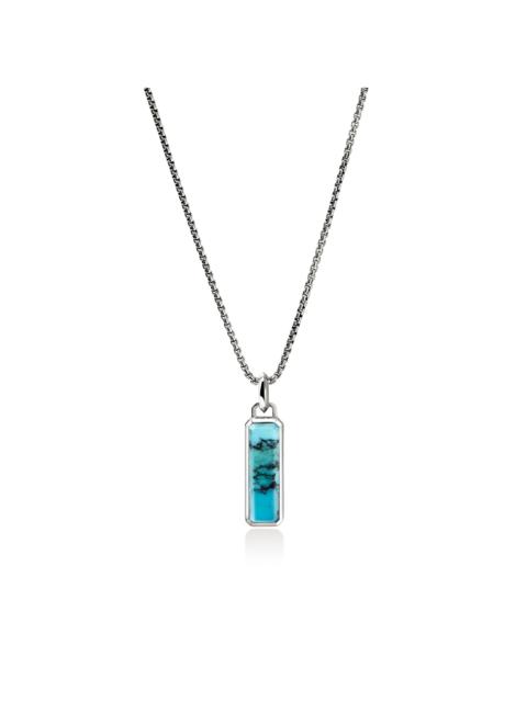 JOHN HARDY Turquoise Talisman Necklace, Sterling Silver