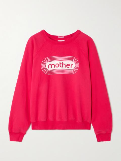 MOTHER The Concert Printed Cotton-jersey Sweatshirt