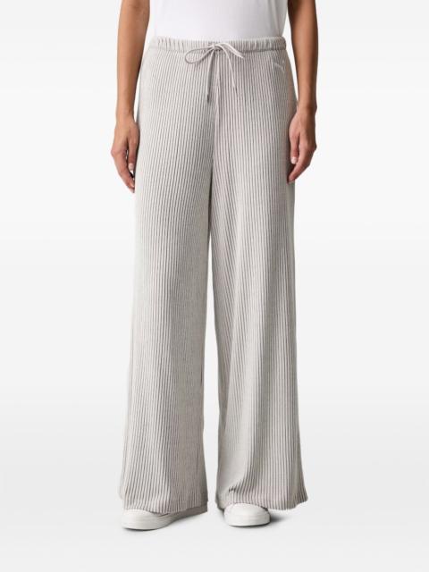 PUMA ribbed-knit track pants