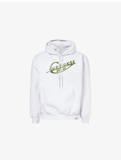 Carhartt Marketing Brand-Print Cotton-Blend Hoodie
